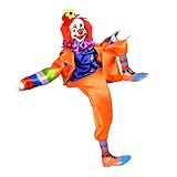 Fabrication : Vêtue de vêtements colorés et maquillée, cette poupée de clown souriante apportera de la Pour joie à votre intérieur