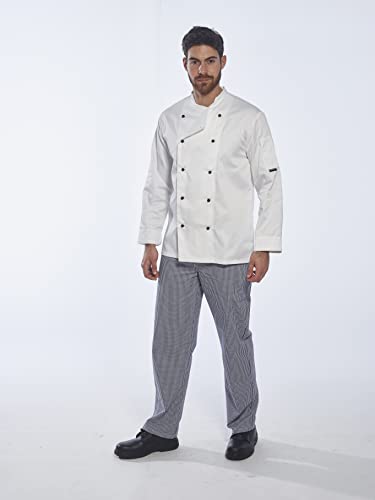 Portwest C834WHRXXS Giacca Da Chef Somerset, Bianco, Xxs - 5