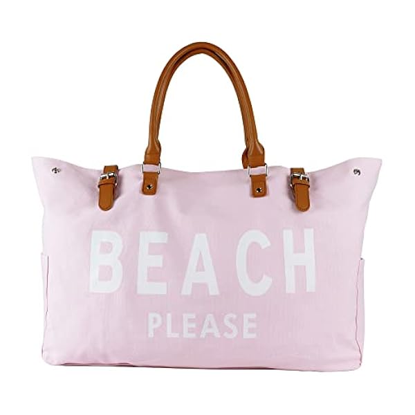 Lamyba Bolsa de playa para mujer, impermeable, a prueba de arena