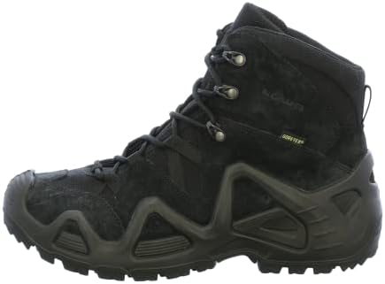 Lowa Mens Zephyr Gore-Tex Mid Task Force Military Hiking Leather Boots (10 US, Black) | Image 1