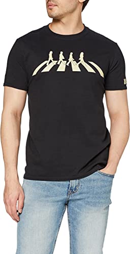 PRLA The Band Men’s Cirlce Loge Short Sleeve T-Shirt - Les Beatles, Paul McCartney, John Lennon, RIngo Starr, George Harrison PRLA The Band Men's Cirlce Loge Short Sleeve T-Shirt