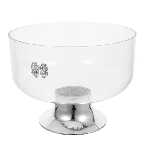 Lista de Ponchera que puedes comprar esta semana. 41 OUNONA Cuenco Transparente Ensaladera De Postres Ponchera Para Decoración De Cocina Para Cumpleaños y Año