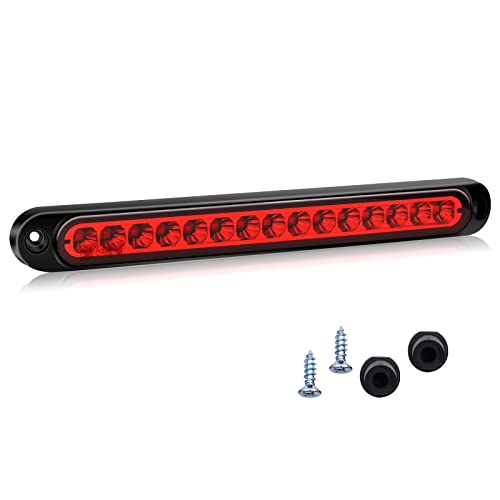 Feu stop central haut 15 LED rouge 12V pour une visibilité maximale de votre remorque sur route