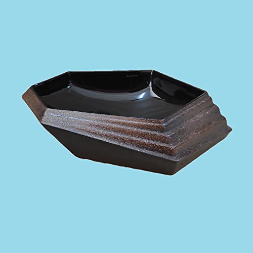Image of Designer Wash Basin Table Top Over Counter Vessel Sink Glossy Finish White Sink for Bathroom (22 x 15 x 5.5 Inch)