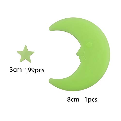 最安値 光る星 蓄光 夜光ステッカー 壁紙 星空蓄光ステッカー 蓄光星ステッカー クリスマスプレゼント 子供部屋に最適の価格比較