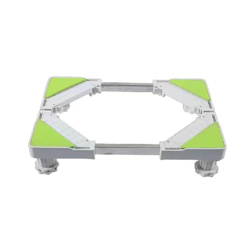 Base per Lavatrice con 4 Piedi per Frigorifero e Asciugatrici Base Regolabile Lavatrice con Funzione di Assorbimento Degli Urti Larghezza 30-45cm Altezza 10-12cm