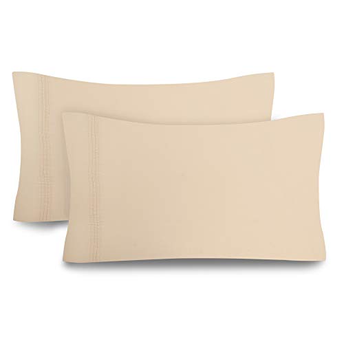 Renauraa Luxury 400 Thread Count World's Finest 100% True Egyptian Solid Cotton 4 Piece Bedding Sheet Set, Soft & Smooth Sateen Weave, Upto 16" Deep Pocket, Luxury Bedding (Ivory, King) #TOP3