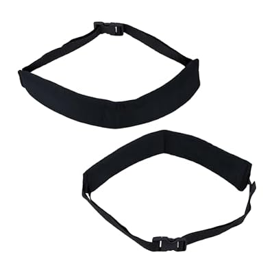 SUPERFINDINGS High Chair Straps Black Highchair Harness 134cm Adjustable Belt Toddler with Plastic Clasps Infant Safety Strap for Pushchair Highchair Stroller Pram Buggy