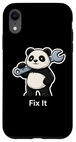 Fix It Panda ���J�j�b�N�O���t�B�b�N �X�}�z�P�[�X iPhone XR �p