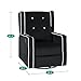 Nursing Chair for Breastfeeding and Bonding, 360° Swivel Rocker Recliner with Adjustable Recline Range, Ergonomic Lumbar Support, Adjustable Footrest, Easy Assembly, Soft Microfiber Fabric
