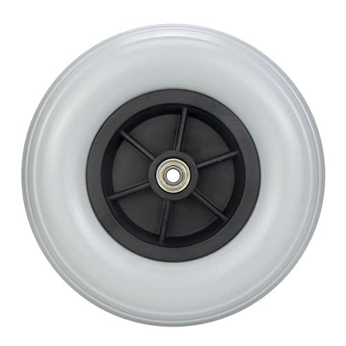 Wheelchair Caster/Wheels Assembly (Pair) 8 Inch Solid Tire Wheel, 8"X 2" (200X50) Front Wheel Replacement For Electric Wheelchairs #TOP2