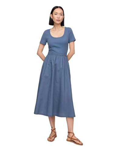 Image of Gap Women's Scoop Neck Midi Dress