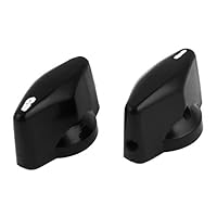 Algopix Similar Product 8 - uxcell 2 x Black Plastic Rotary Switch