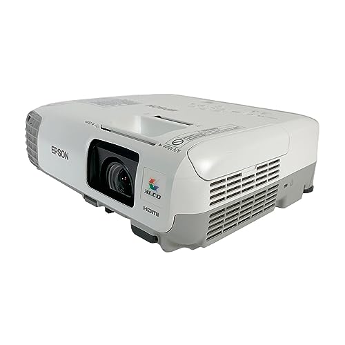 Image of Epson PowerLite X27 3LCD Projector 2700 ANSI HDMI HD 1080i, Bundle: Remote Control, Power Cable, HDMI Cable (Renewed)