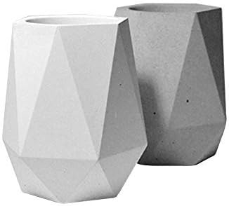 Nicole Silicone Cement Vase Mold Cylindrical Concrete Flower Pot Mould Handmade Craft Garden Decoration Tool One Size L0156