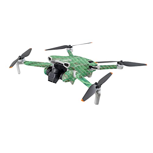 Image of MightySkins Carbon Fiber Skin Compatible with DJI Mini 3 - Vintage Paisley | Protective, Durable Textured Carbon Fiber Finish | Easy to Apply
