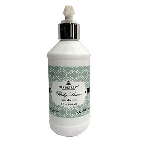 Kiss Me In the Garden Spa Retreat Body Lotion With Aloe Vera - 8 Ounces - Cucumber, Coconut, and Mint