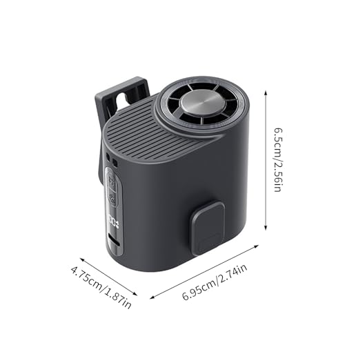 Ventilador de clip recargable para refrescar espacios reducidos 4
