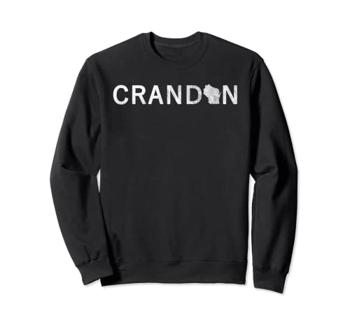 Crandon Wisconsin Mapa Sudadera