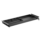 DESIGN E MATERIALI: Il design ultra slim del cassetto Clara contiene tutto ciò che ti serve, ma senza togliere spazio alle gambe. Realizzato in acciaio nero verniciato a polvere e inserti in plastica di alta qualità, garantisce un look pratico ed elegante che si integra alla perfezione con le nostre scrivanie Clara.