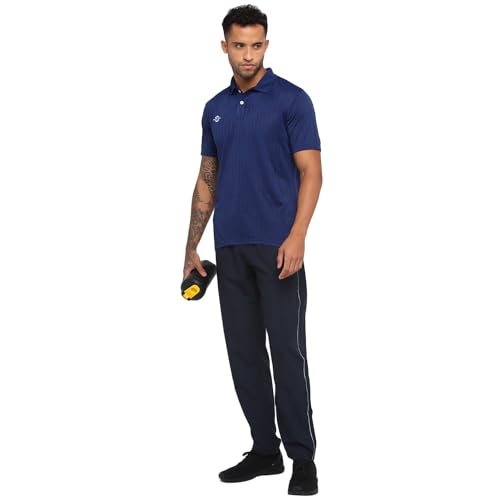 Image of Nivia Men Striped Pants /Running & Sports Trackpants /Polyester Fabric Pants with Elastic Closure