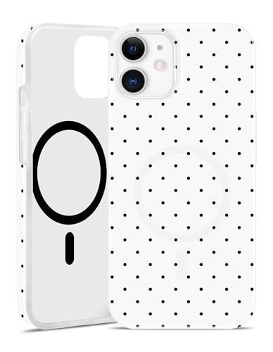 Coque iPhone 13 esthétique à pois blancs pour sublimer votre style quotidien