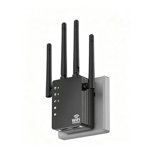 WiFi Repeater Signal Extender, Extends Coverage to 12880 Sq.ft, Handles 105 Devices, Dual-Band 5GHz/2.4GHz Wireless Repeater Amplifier, WiFi Extender for Home Use
