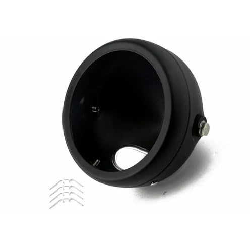 Projecteur avant de moto coque ronde 5.75" avec support de fixation