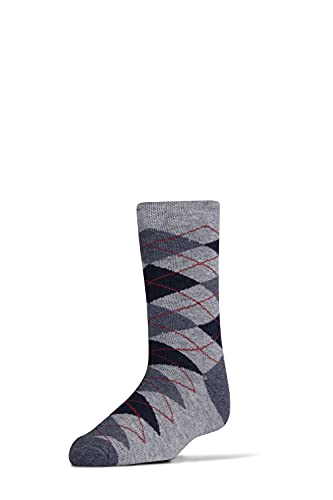 Image of RC. ROYAL CLASS Boys And Girls Calf Length Argyle Pattern Thick Towel Woolen Multicolored Socks (Pack of 5 Pairs)