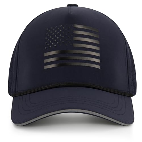 Image of Oversize XL XXL XXXL American Flag Trucker Hat, 250th Anniversary Snapback Hats, Large USA Baseball Cap for Men Big Heads