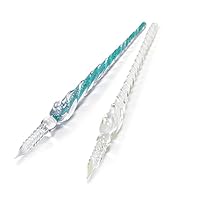Amazon | [Innocentia] ねじり ガラスペン (2本セット/箱付き