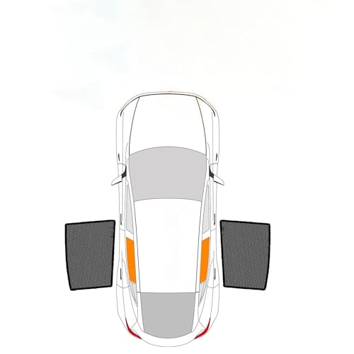 �L���f���b�N XT6�p 4�h�ASUV 2019-2025�p �}�O�l�b�g���J�[�e�����b�V�� �t�����g�K���X�t���[�� �J�[�E�B���h�E�T���V�F�[�h �ԗp�T���V�F�[�h(Rear -2Pcs)