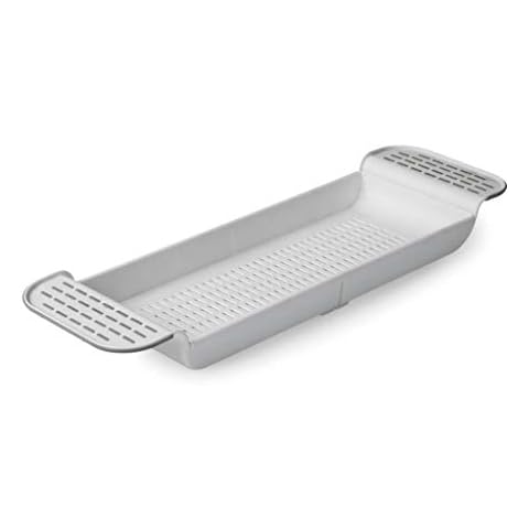 HOMION Expandable Bath Caddy Rack Cover
