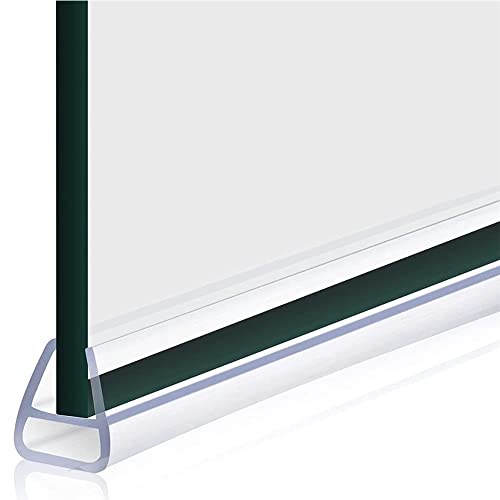 Joint de porte de douche sans cadre bas de porte en verre 10 mm étanchéité type U 1m - 2