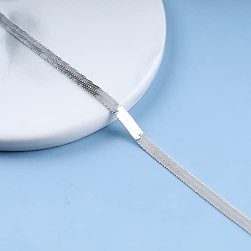 Boho Flat Snake Chain Bracelet Gold Herringbone Chain Bracelet Flat Snake Bracelet Minimalist Bracelet Jewelry for Women and Girls4