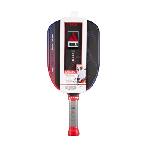 Image of JOOLA Agassi Edge Heat Vision 16mm Pickleball Paddle - Ignite Blaze Red (Global)