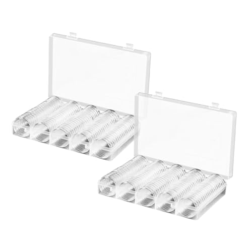 Boîtes de protection pour dollar capsules de rangement transparentes
