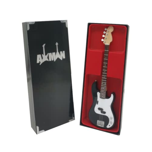 Classic Black Bass – Réplique de guitare miniature – Cadeaux de musique – Ornement fait à la main échelle 1/4 – Comprend… - Les Beatles, Paul McCartney, John Lennon, RIngo Starr, George Harrison Classic Black Bass – Réplique de guitare miniature – Cadeaux de musique – Ornement fait à la main échelle 1/4 – Comprend…