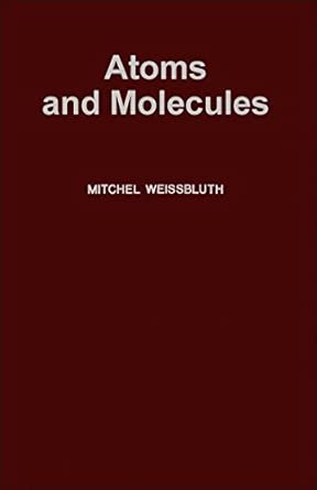 Atoms and Molecules book cover