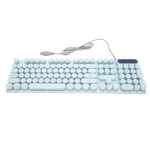 Clavier de jeu rétroéclairé ergonomique bleu pour joueur et programmeur sur PC