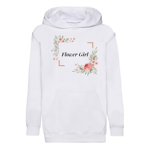 Sweat à capuche enfant Flower Girl une idée cadeau originale pour future demoiselle d'honneur