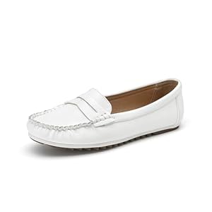 MecKiss Loafers for Women Comfy Flats Ladies Slip On Walking Shoe Driving Boat Moccasins Casual Nursing Shoes