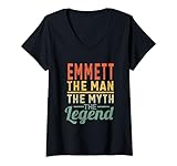 Photo Gallery donna emmett the man the myth the legend nome emmett maglietta con collo a v Photo Gallery donna emmett the man the myth the legend nome emmett maglietta con collo a v