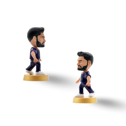 Image of Action Figure, IPL Edition 360 Rotatable Head, Cricket Player for Fans & Collectors (3 Inch Rinku Singh)