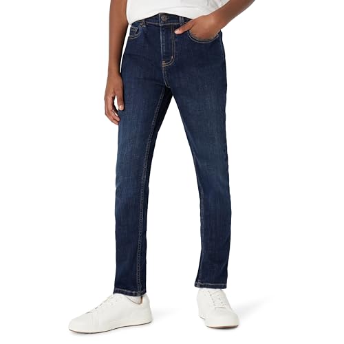Amazon Essentials Jungen Skinny-Fit-Jeans mit Hohem Stretchanteil Dunkle Waschung 10 Jahre