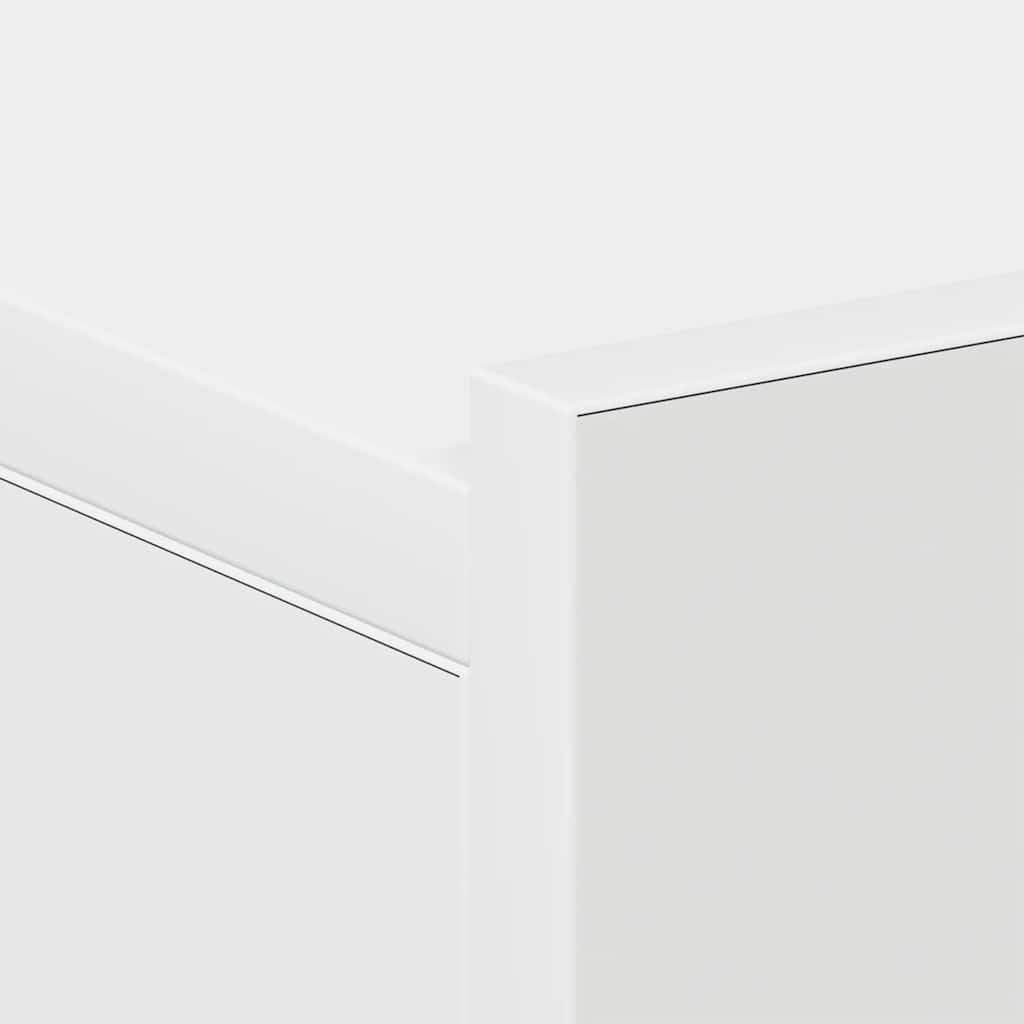 vidaXL Comodino Pensile Bianco 40x30x15 cm in Legno Multistrato