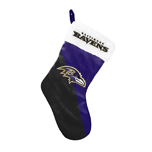 FOCO NFL Baltimore Ravens 2020 Basic Santa Claus Stocking Strumpf Nikolaus Weihnachten