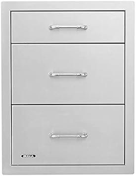 Bull 21-Inch Stainless Steel Triple Access Drawer - 58110