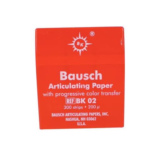 Bausch BK-02 articulado dispensador de papel, plástico, rojo (Pack de 300)