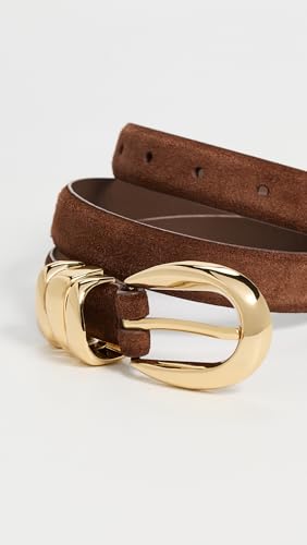 Madewell Women's Triple Metal Keeper Suede Belt4